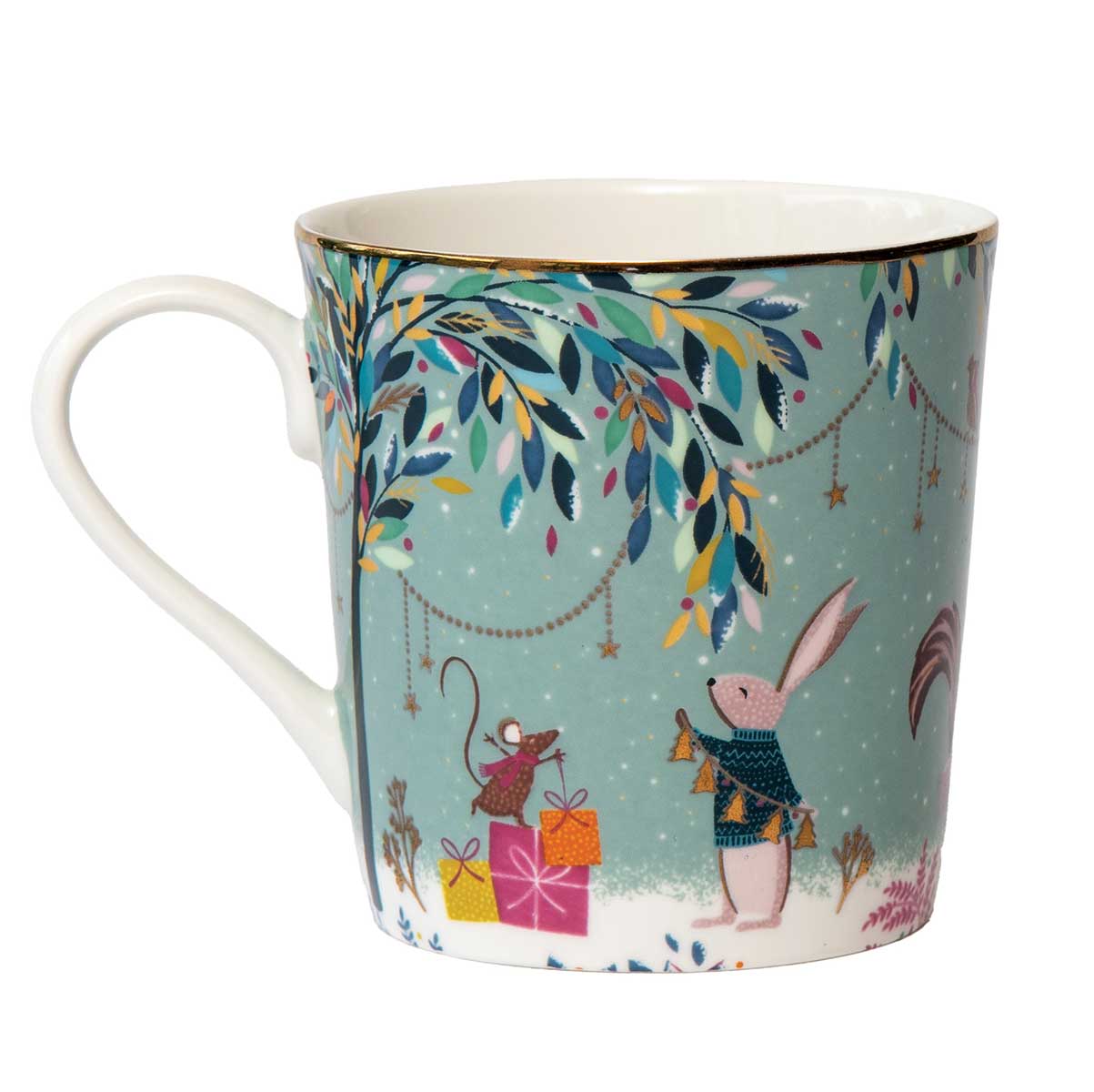 Sara Miller Woodland Tales Mug, Merry Band image number null